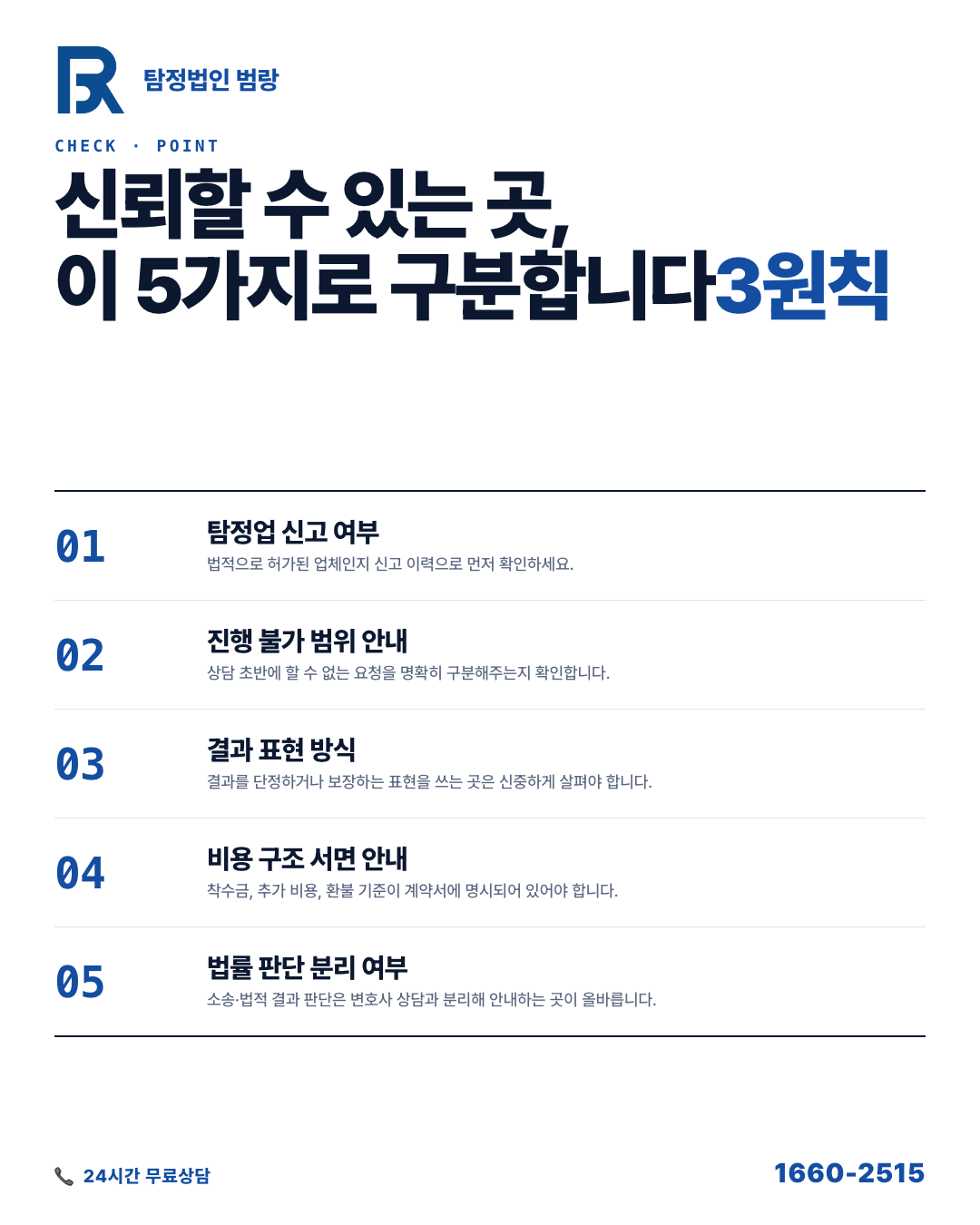 탐정사무소를 고르기 전에 이것부터 — 좋은 곳을 구별하는 기준과 첫 상담 준비 흐름 by 울산탐정 범랑